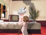 3D HENTAI Neko girl titjob your cock 15/16