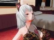 3D HENTAI Neko girl titjob your cock 16/16