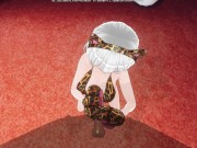 3D HENTAI Neko girl strokes your dick with her paws 11/16