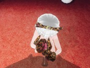 3D HENTAI Neko girl strokes your dick with her paws 13/16