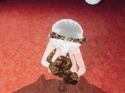 3D HENTAI Neko girl strokes your dick with her paws 14/16