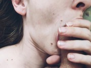 Woke up with a big cock in her mouth. POV blowjob . 3/16