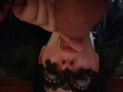 Длинноволосый парень жестко трахнул эмо-девочку на рок-вписке! 13/16