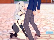 【エロゲーコイカツ！】VTuber 獅白ぼたん3DCGアニメ動画(バーチャルYoutuber)[Hentai Game Koikatsu! Shishiro Botan(Anime 3DCG 7/16