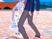 【エロゲーコイカツ！】VTuber 兎田ぺこら3DCG巨乳アニメ動画(バーチャルYoutuber)[Hentai Game Koikatsu! Usada Pekora(Anime 3DCG Vide 6/16