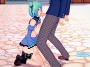 【エロゲーコイカツ！】VTuber 潤羽るしあ3DCG巨乳アニメ動画(バーチャルYoutuber)[Hentai Game Koikatsu! Uruha Rushia(Anime 3DCGVideo 6/16