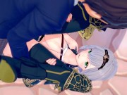 【エロゲーコイカツ！】VTuber 白銀ノエル3DCG巨乳アニメ動画(バーチャルYoutuber)[Hentai Game Koikatsu! Shirogane Noel(Anime 3DCG 10/16
