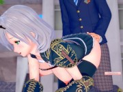 【エロゲーコイカツ！】VTuber 白銀ノエル3DCG巨乳アニメ動画(バーチャルYoutuber)[Hentai Game Koikatsu! Shirogane Noel(Anime 3DCG 12/16