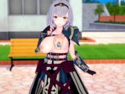 【エロゲーコイカツ！】VTuber 白銀ノエル3DCG巨乳アニメ動画(バーチャルYoutuber)[Hentai Game Koikatsu! Shirogane Noel(Anime 3DCG 2/16