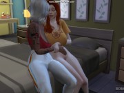 Best friend comfort each other and end up having lesbian sex - Sexual Hot Animations 4/16