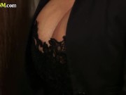 British cfnm dommes sucking and jerking sub in group 15/16