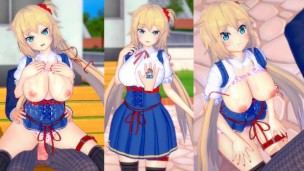 sexcideo 【エロゲーコイカツ！】VTuber 赤井はあと3DCG巨乳アニメ動画(バーチャルYoutuber)[Hentai Game Koikatsu! Akai Haato(Anime 3DCG Video)