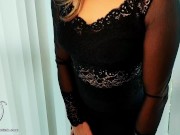 Smoking in sexy lingerie and high heels, sexy blonde gets wet smoking fetish 2/16