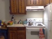 Masked Beauty Wields a Sharp Knife & Drinks a Watermelon! Naked in the Kitchen Episode 32 3/16