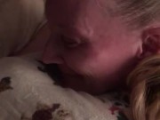 Pillow talk after I get my insides destroyed,  14/16