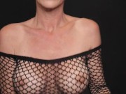 Smoking In Black Mesh 11/16