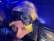 Horny Nova from Starcraft Sucks Cock and Swallows Cum 3/16