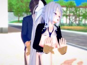 【エロゲーコイカツ！】VTuber 樋口楓3DCG巨乳アニメ動画(バーチャルYoutuber)[Hentai Game Koikatsu! Higuchi Kaede(Anime 3DCG Video 12/16