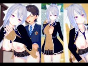 【エロゲーコイカツ！】VTuber 樋口楓3DCG巨乳アニメ動画(バーチャルYoutuber)[Hentai Game Koikatsu! Higuchi Kaede(Anime 3DCG Video 15/16