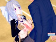 【エロゲーコイカツ！】VTuber 樋口楓3DCG巨乳アニメ動画(バーチャルYoutuber)[Hentai Game Koikatsu! Higuchi Kaede(Anime 3DCG Video 9/16
