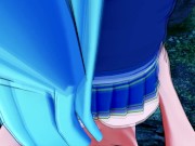 Aqua Konasuba BLOWJOB and DOGGY in cave (3d Hentai) 14/16