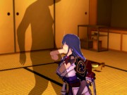 GENSHIN IMPACT Baal incredible sex experience (3D HENTAI) 1/16