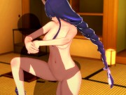 GENSHIN IMPACT Baal incredible sex experience (3D HENTAI) 16/16