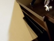 【個人撮影】純情色白巨乳美女が手を出してこない彼を椅子に座らせて責めまくり 11/16