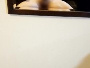 【個人撮影】純情色白巨乳美女が手を出してこない彼を椅子に座らせて責めまくり 3/16