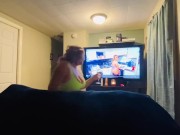 Part 1 Horny bitch masturbates to her own video 1/16