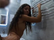 Stepsister wanted to wash panties - sex with step brother - cock sucker and got fuck - Katty West 14/16