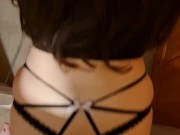 AMETEUR SLUT LOVES WATCHING HERSELF GETTING FUCKED IN THE MIRROR 11/16