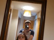 AMETEUR SLUT LOVES WATCHING HERSELF GETTING FUCKED IN THE MIRROR 13/16