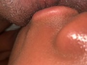 SUCKING MY GF BIG CLIT UNTIL SHE CUM IN MY MOUTH !! 14/16