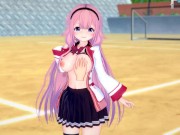 【エロゲーコイカツ！】VTuber 周央サンゴ3DCG巨乳アニメ動画(バーチャルYoutuber)[Hentai Game Koikatsu! Suo Sango(Anime 3DCG Video)] 2/16