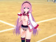 【エロゲーコイカツ！】VTuber 周央サンゴ3DCG巨乳アニメ動画(バーチャルYoutuber)[Hentai Game Koikatsu! Suo Sango(Anime 3DCG Video)] 3/16