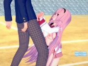 【エロゲーコイカツ！】VTuber 周央サンゴ3DCG巨乳アニメ動画(バーチャルYoutuber)[Hentai Game Koikatsu! Suo Sango(Anime 3DCG Video)] 4/16