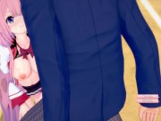 【エロゲーコイカツ！】VTuber 周央サンゴ3DCG巨乳アニメ動画(バーチャルYoutuber)[Hentai Game Koikatsu! Suo Sango(Anime 3DCG Video)] 7/16