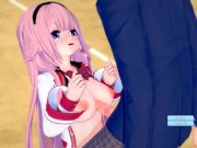 【エロゲーコイカツ！】VTuber 周央サンゴ3DCG巨乳アニメ動画(バーチャルYoutuber)[Hentai Game Koikatsu! Suo Sango(Anime 3DCG Video)] 8/16