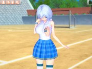 【エロゲーコイカツ！】VTuber 電脳少女シロ3DCG巨乳アニメ動画(バーチャルYoutuber)[Hentai Game Koikatsu! Siro(Anime 3DCG Video)] 1/16