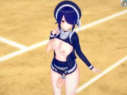 【エロゲーコイカツ！】VTuber 音霊魂子3DCG巨乳アニメ動画(バーチャルYoutuber)[Hentai Game Koikatsu! Otodama Tamako(Anime 3DCG 3/16