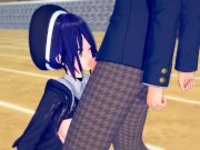 【エロゲーコイカツ！】VTuber 音霊魂子3DCG巨乳アニメ動画(バーチャルYoutuber)[Hentai Game Koikatsu! Otodama Tamako(Anime 3DCG 7/16