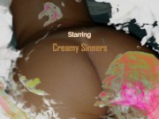 wet pussy gets creampied and cum dripping 1/16