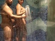 He likes it in the shower ... 4/16