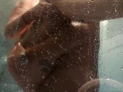 He likes it in the shower ... 9/16