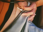 NetFlix & Chill - Playing With My Nerdy Step Sis  2/16