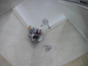 The lady is craving in the shower ... 3/16