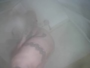 The lady is craving in the shower ... 5/16