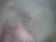 The lady is craving in the shower ... 6/16