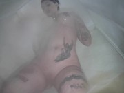The lady is craving in the shower ... 7/16